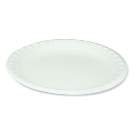 PCT 10.25 in. Laminated Foam Dinnerware Plate, White 0TK10010000Y